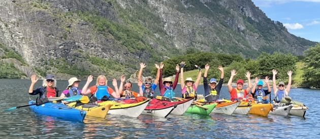 Alla som var med på paddlingen 2024, ett riktigt kajakäventyr!